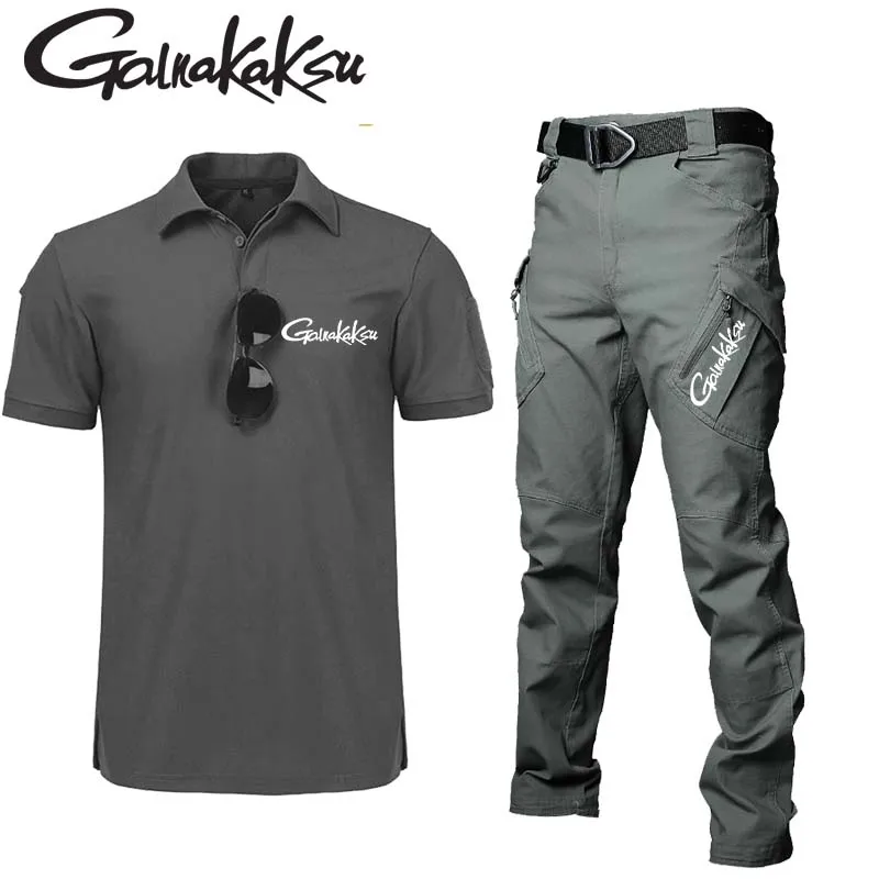 Fishing Pants Waterproof - 2026 春夏アウトドアスポーツ防水服釣りシャツ反射ハイキング服釣りスーツパンツカジュアルセット