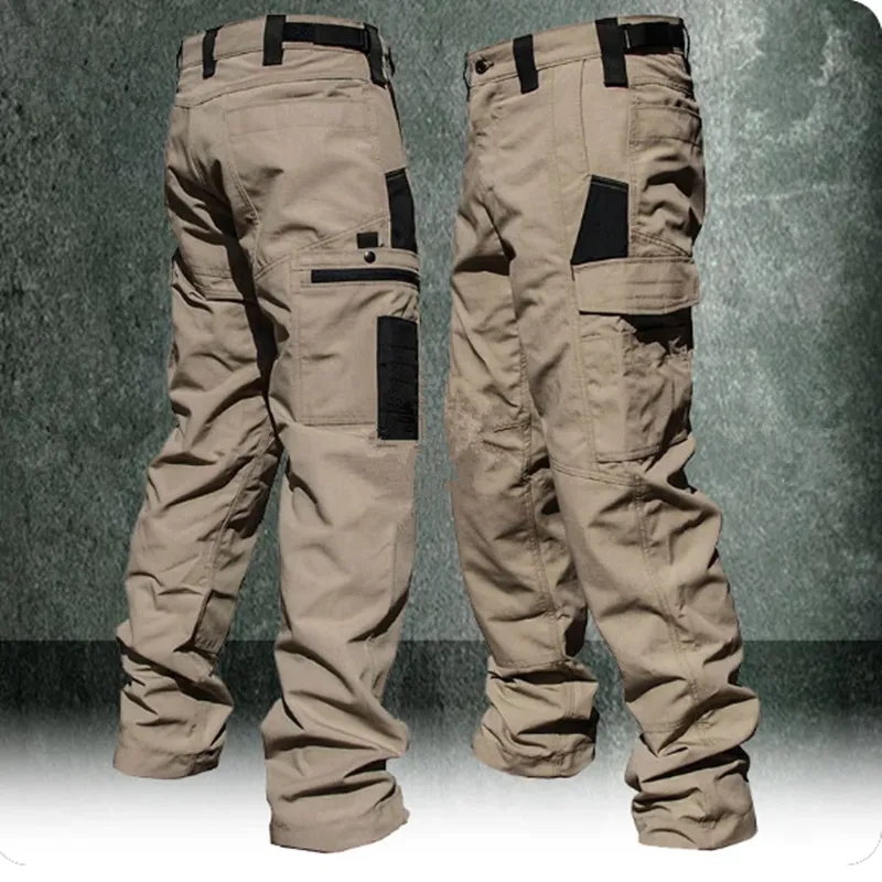耐摩耗性ワークパンツ男マルチポケットストレートカーゴパンツ屋 - Fishing Pants Waterproof のレビューと価格