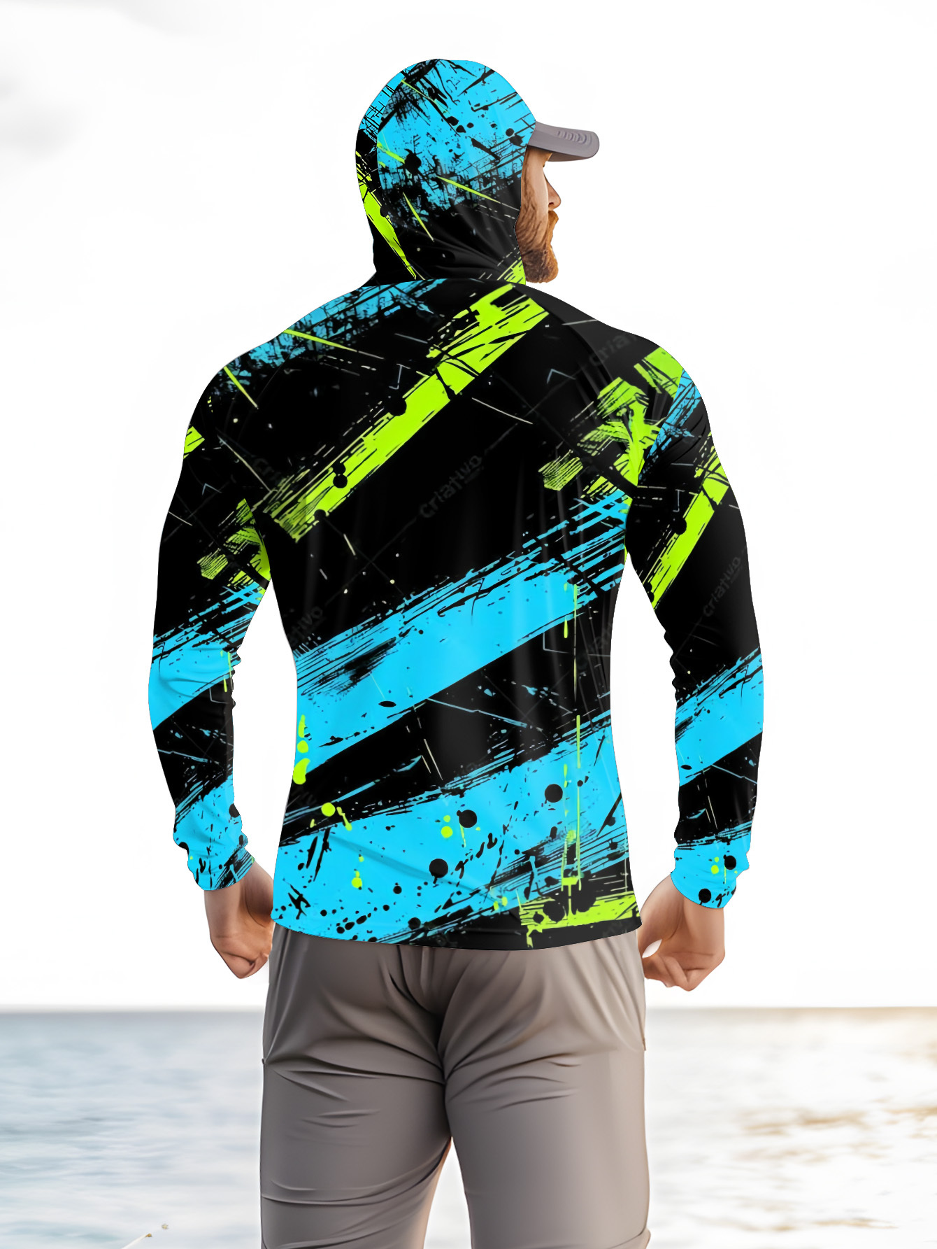 釣り用フーディー メンズ 長袖 速乾性 通気性 UVカット  - Fishing Hoodie のレビューと価格