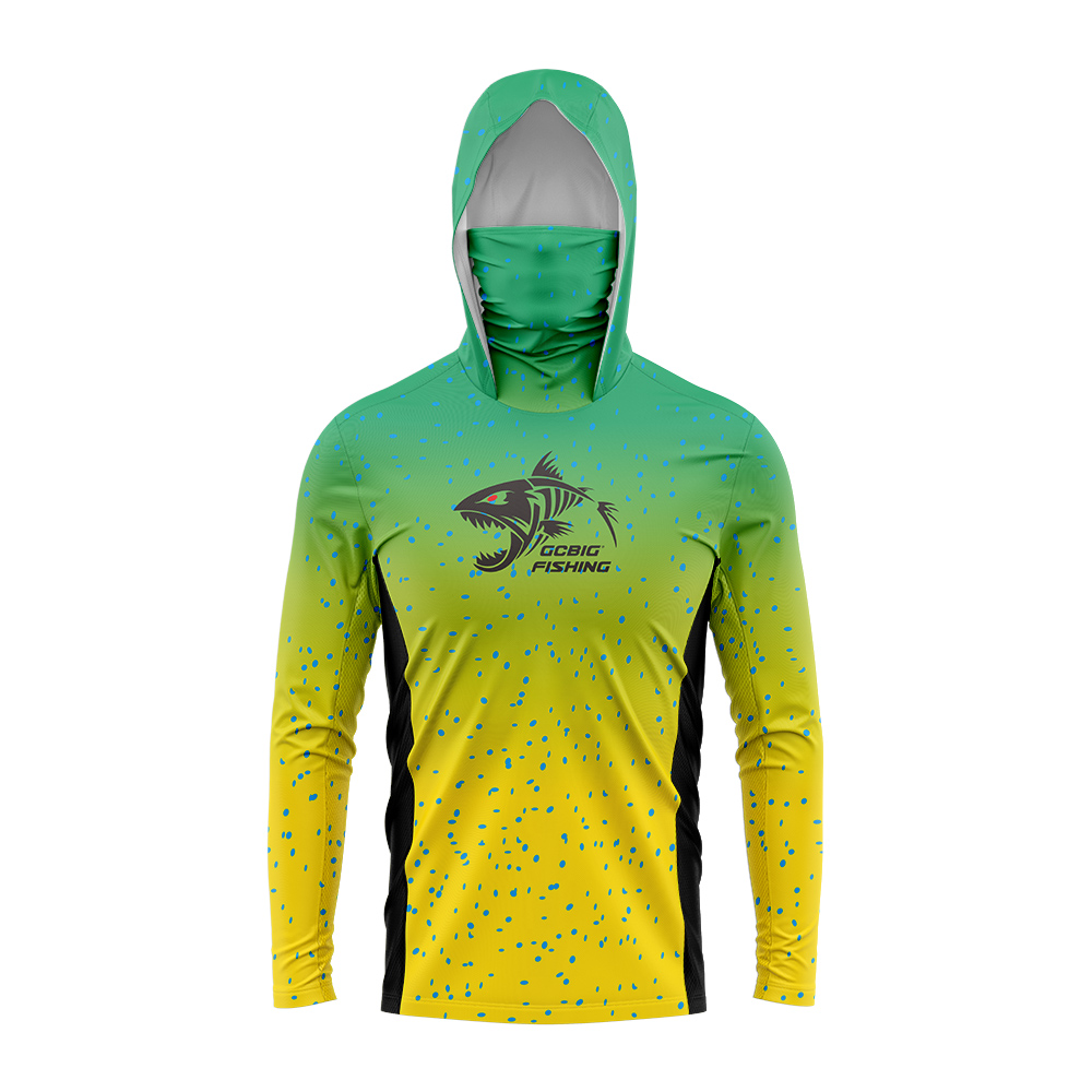 メンズアウトドア長袖釣り服UVカット服フード付きコート日焼け - Fishing Hoodie のレビューと価格
