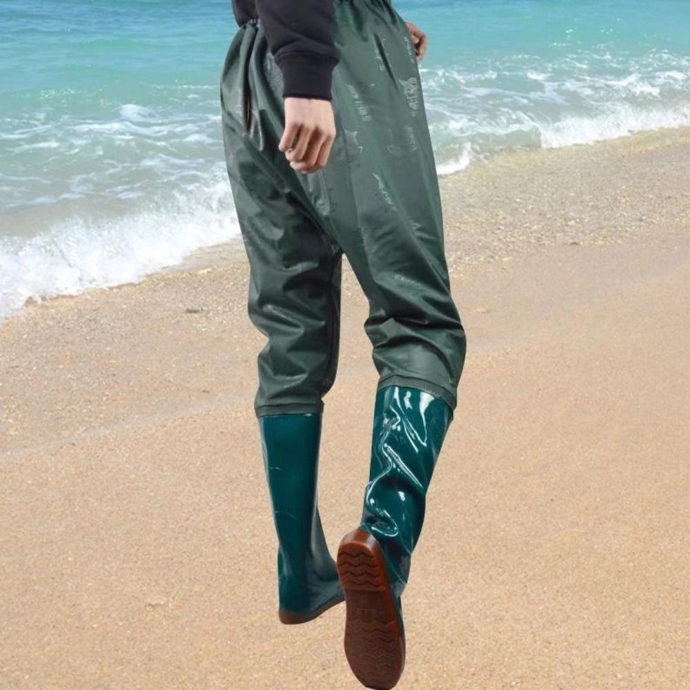 プラスチック製PVC素材の移植用ズボン、水陸両用ズボン、シュ - Fishing Pants Waterproof のレビューと価格